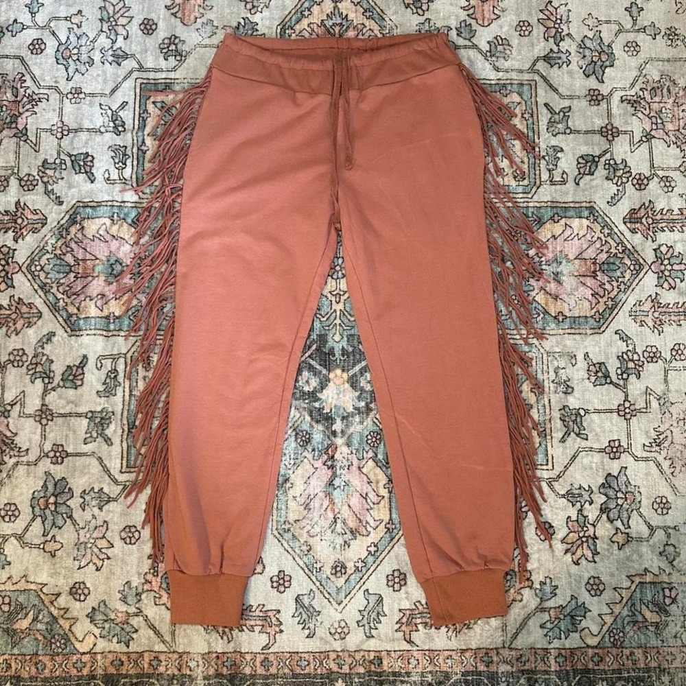 Kittenish‎ Fringe Sweatpants – XS